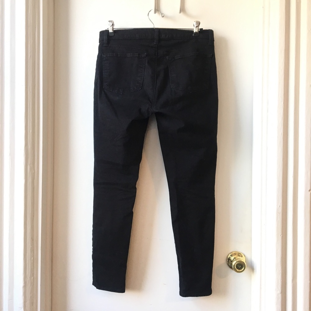 J Brand 835 skinny ankle crop capri jeans black 28 mid rise - Picture 4 of 8